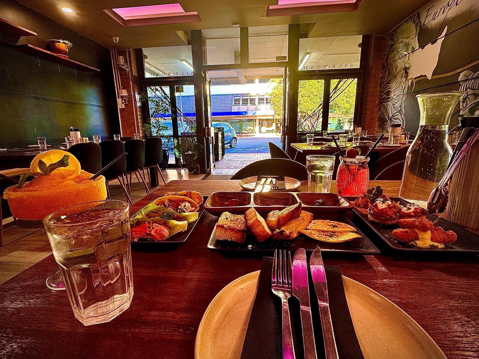 Table with various dishes